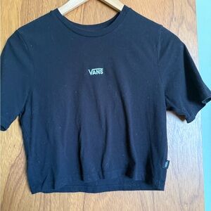 Vans Black Cropped Tee